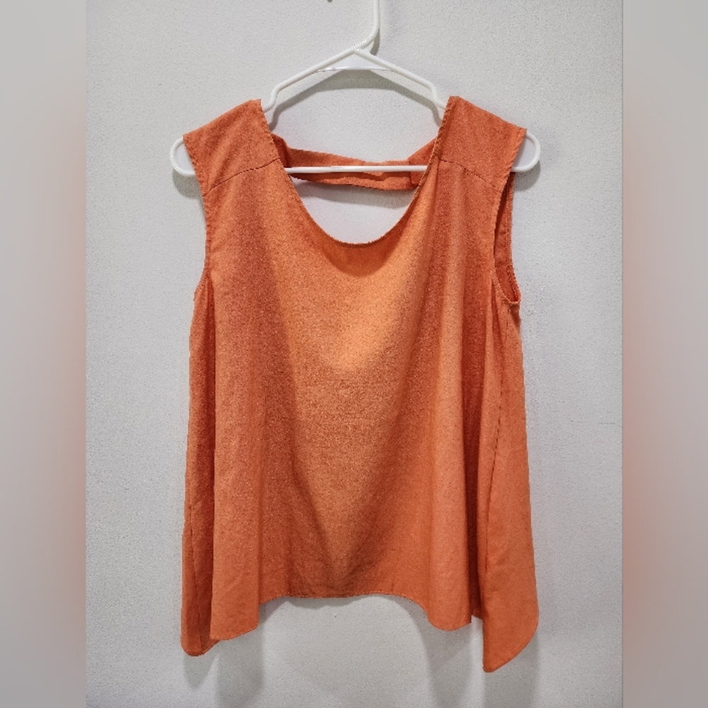Forenza - Orange Back-Cutout Tank